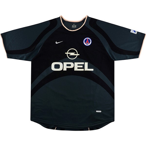 Tailandia Camiseta Paris Saint Germain 3ª Kit Retro 2001 Negro